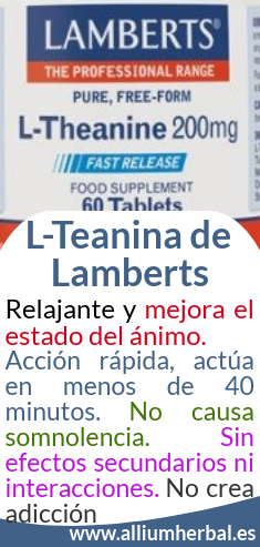 L-Teanina 200 mg 60 tabs / Lamberts