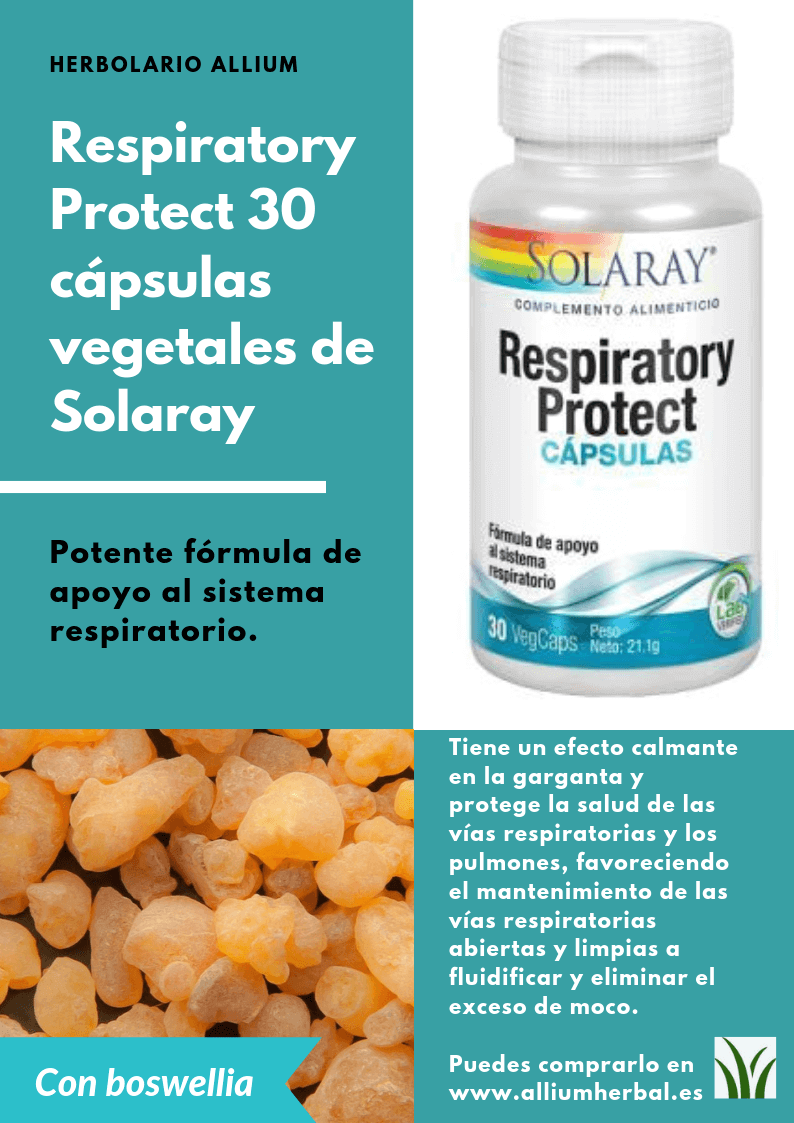 Respiratory Protect 30 capsulas vegetales de Solaray