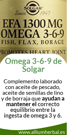 Omega 3-6-9 de Solgar, regula los niveles de colesterol y triglicéridos