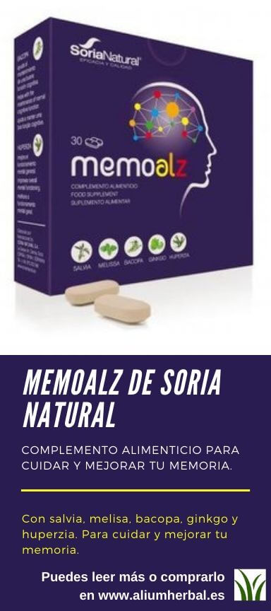 Memoalz 30 comprimidos de Soria Natural