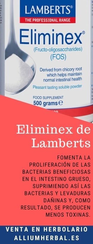 Eliminex (fructo-oligosacáridos) 500 gramos polvo de Lamberts