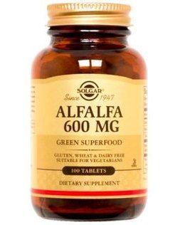 Alfalfa 600 mg 100 cápsulas de Solgar
