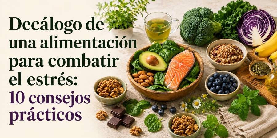 Decálogo de una alimentación para combatir el estrés: 10 consejos prácticos