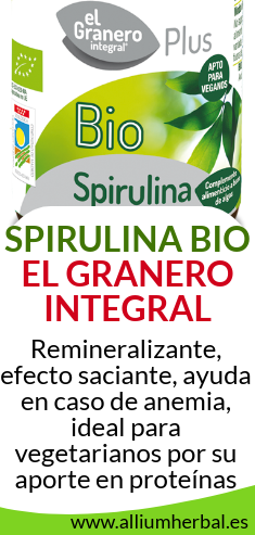 Espirulina bio, 180 comp 500 mg de El Granero Integral