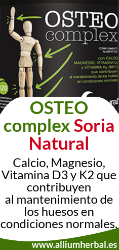 Osteocomplex con Calcio, Magnesio, Vitamina D3 y Vitamina K2 (MK-7) que contribuyen al mantenimiento de los huesos en condiciones normales.
