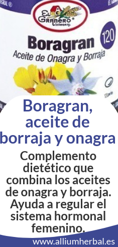 Productos Boragran (aceite de onagra y borraja) 720 mg 120 perlas de El Granero Integral (8422584032215)