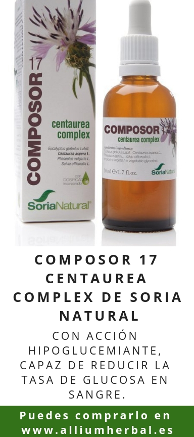 Composor 17 Centaurea Complex 50 ml de Soria Natural