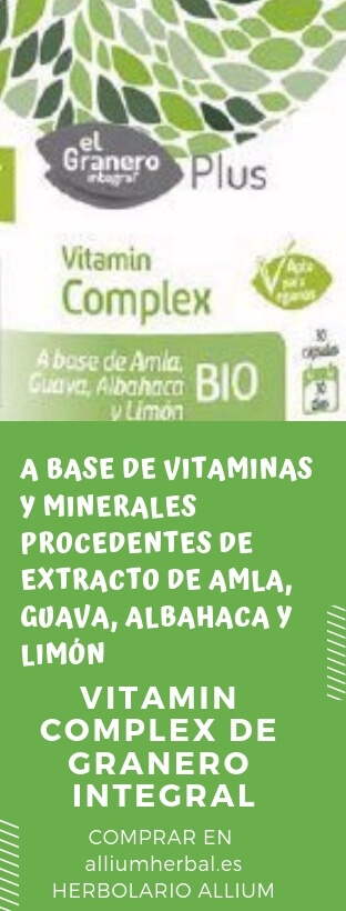 Vitamin B Complex de el Granero con amla guayaba banner