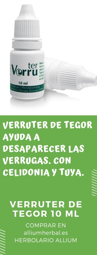 Verruter (tratamiento verrugas) 10 ml gotero de Tegor