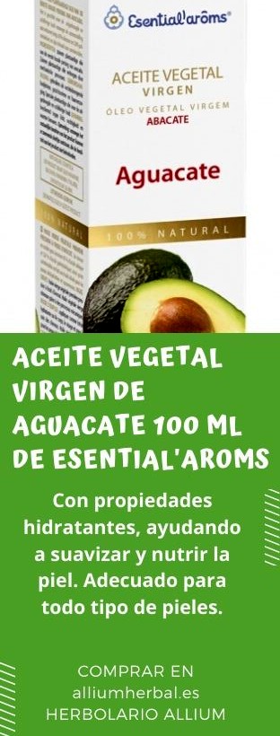 Aceite vegetal virgen de aguacate 100 ml de Esential'Aroms