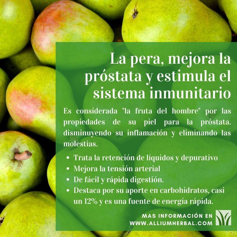 Propiedades de la PERA Propiedades de la pera