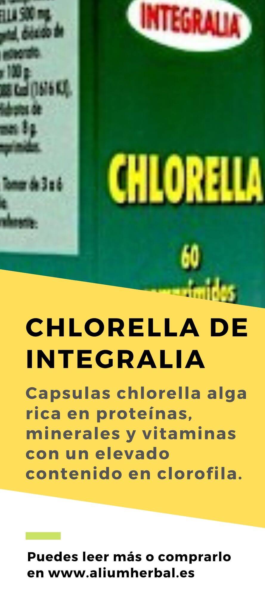 Chlorella 500 mg 60 comprimidos de Integralia