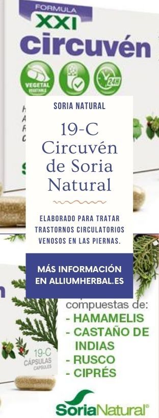 19-C Circuvén Cupressus complex 30 cápsulas de Soria Natural