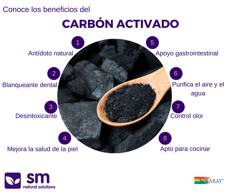 Carbón vegetal Solaray