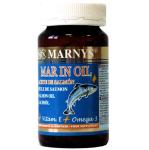 Aceite de salmón mar-inoil 150 x 500 mg perlas de Marnys