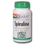 Spirulina 410 mg 100 cápsulas de Solaray