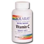 Vitamina C 1000 mg 100 comprimidos de Solaray