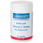 Rutina y vitamina C 500 mg + bioflavonoides 90 tabs de Lamberts