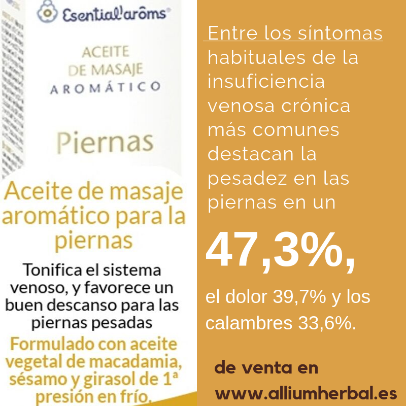 Aceite de masaje aromático para piernas 50 ml de Esential Aroms
