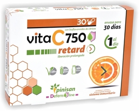 Vita C 750 retard 30 comprimidos de 750 mg. de Pinisan