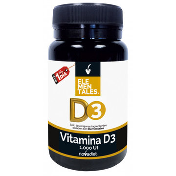 Vitamina D3 1000 UI 120 comprimidos de Novadiet