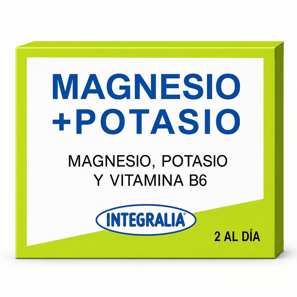 Magnesio + Potasio Integralia Equilibrio mineral y bienestar muscular Magnesio + Potasio Integralia Equilibrio mineral y bienestar muscular