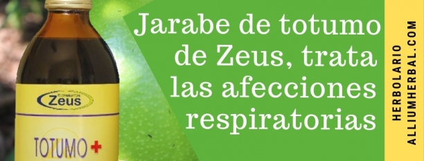 Jarabe de totumo Zeus trata los problemas respiratorios
