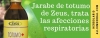 Jarabe de totumo Zeus trata los problemas respiratorios