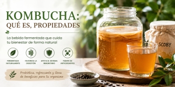Kombucha: qu&eacute; es, c&oacute;mo se fermenta y qu&eacute; sabemos sobre sus propiedades