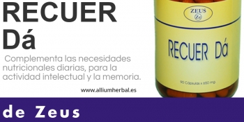 RECUER D&aacute; de Zeus, recupera memoria y aumenta tu capacidad