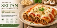 Relleno de seit&aacute;n para canelones
