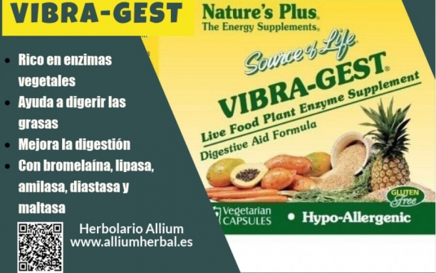 Vibra-Gest, fórmula de ayuda digestiva