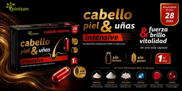 Vitaminas para el cabello, la piel y las u&ntilde;as: nutrici&oacute;n desde el interior