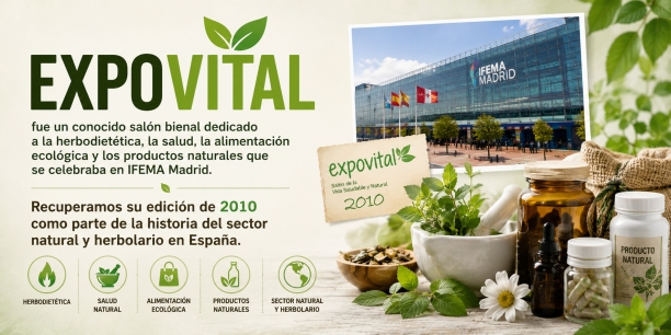 Expovital Madrid: el sal&oacute;n bienal de herbodiet&eacute;tica y productos naturales