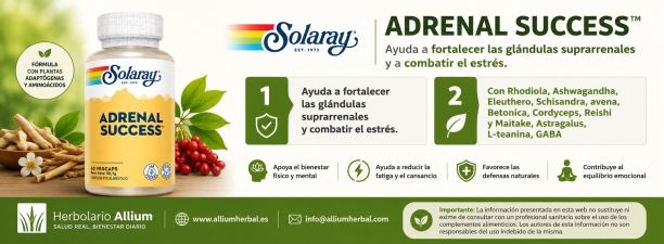 Adrenal Success de Solaray y el equilibrio frente al estr&eacute;s