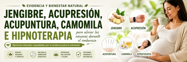 N&aacute;useas del embarazo: &iquest;funcionan el jengibre y las terapias alternativas?