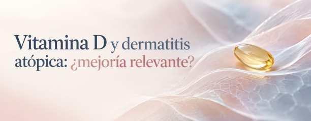 &nbsp;Vitamina D y dermatitis at&oacute;pica: una mejor&iacute;a peque&ntilde;a que no alcanz&oacute; relevancia cl&iacute;nica