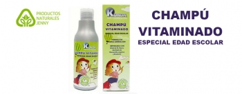 Champ&uacute; vitaminado para edad escolar Kunda