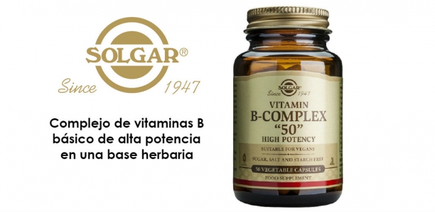 Vitamina B-Complex "50" de Solgar