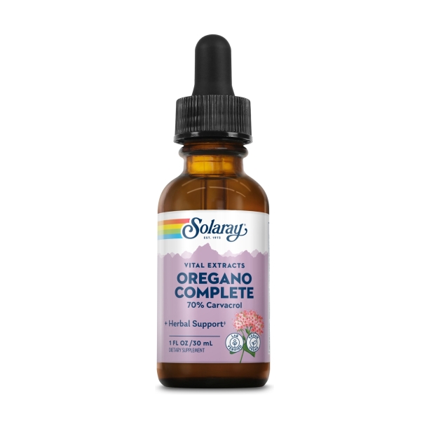 Aceite de or&eacute;gano 30 ml de Solaray con gotero