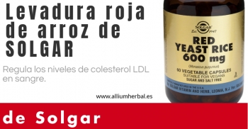 Levadura roja de arroz de Solgar