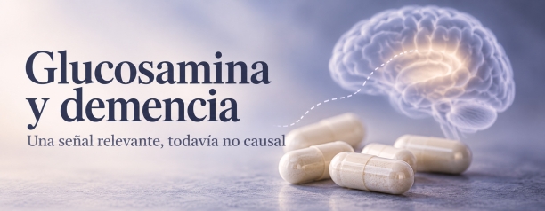 Glucosamina y demencia: qu&eacute; significa realmente la nueva se&ntilde;al de riesgo