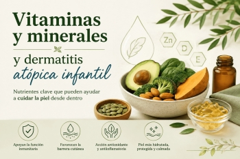 Vitaminas y minerales y dermatitis at&oacute;pica infantil