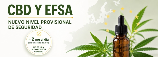 CBD en complementos alimenticios: qu&eacute; significa el nuevo l&iacute;mite provisional de la EFSA
