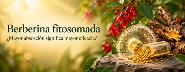 Berberina fitosomada: mayor absorci&oacute;n no significa autom&aacute;ticamente mayor eficacia