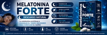 Melatonina Forte 90 comprimidos de Soria Natural