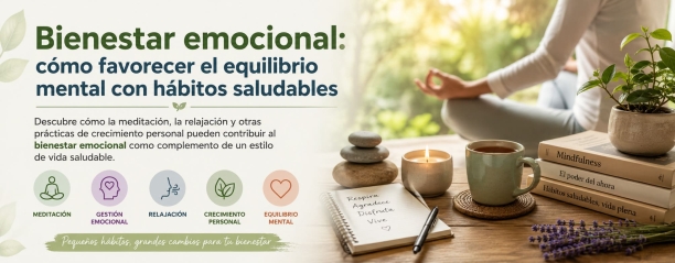 Bienestar emocional: c&oacute;mo favorecer el equilibrio mental con h&aacute;bitos saludables