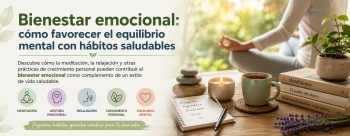 Bienestar emocional: c&oacute;mo favorecer el equilibrio mental con h&aacute;bitos saludables
