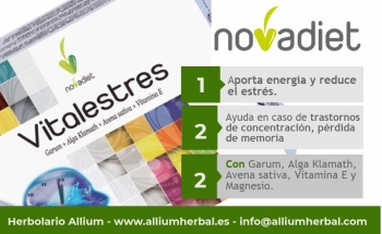 Vitalestres de Novadiet te aporta energ&iacute;a y reduce el estr&eacute;s