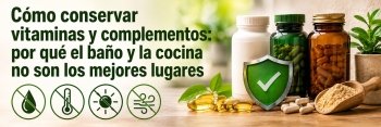 C&oacute;mo conservar vitaminas y complementos: por qu&eacute; el ba&ntilde;o y la cocina no son los mejores lugares